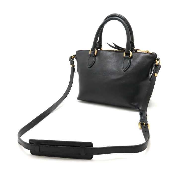 楽天市場】PRADA プラダ ロゴエンボス ハンドバッグ 2WAY ショルダー 