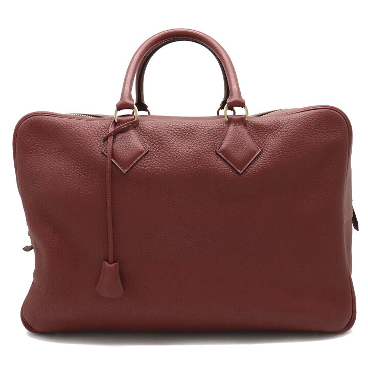 楽天市場】HERMES エルメス プリュム45 ボストンバッグ 旅行カバン 