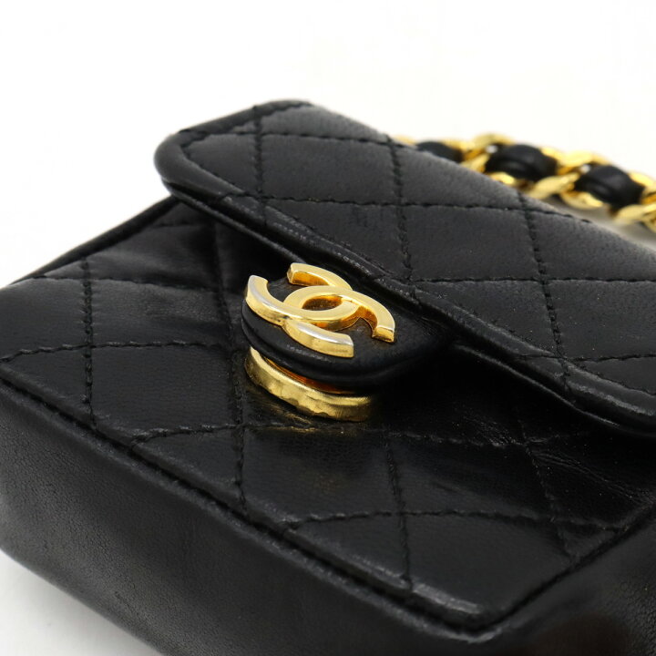 楽天市場】CHANEL シャネル マイクロミニマトラッセ ココマーク バッグ 