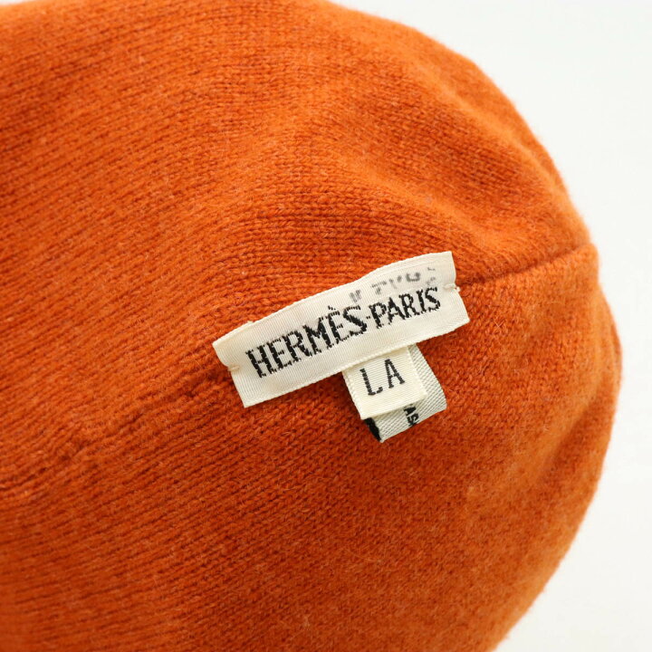 楽天市場】HERMES エルメス Hロゴ ニット 帽子 ニットキャップ 