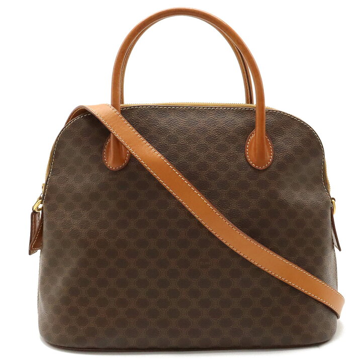 楽天市場】CELINE セリーヌ マカダム柄 ハンドバッグ 2WAY ショルダー 