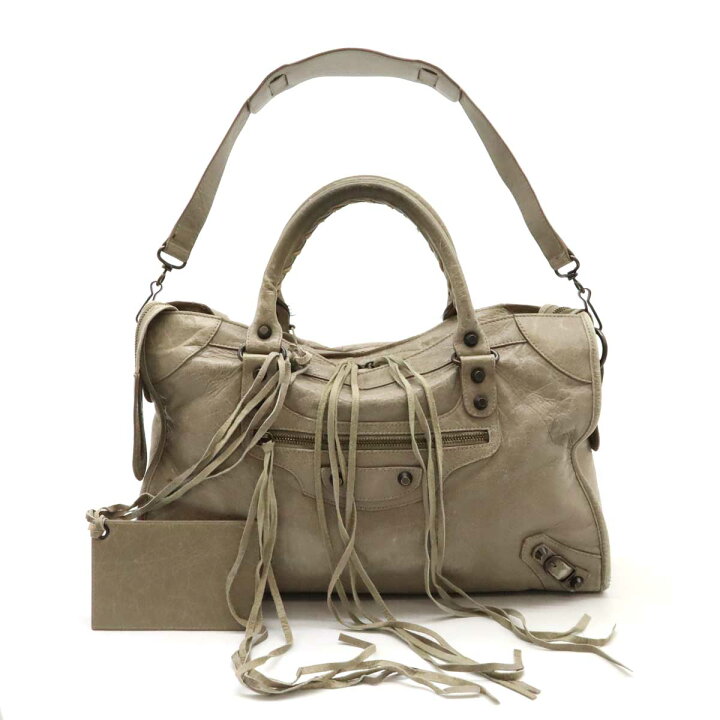 楽天市場】BALENCIAGA バレンシアガ ザ シティ エディターズバッグ 