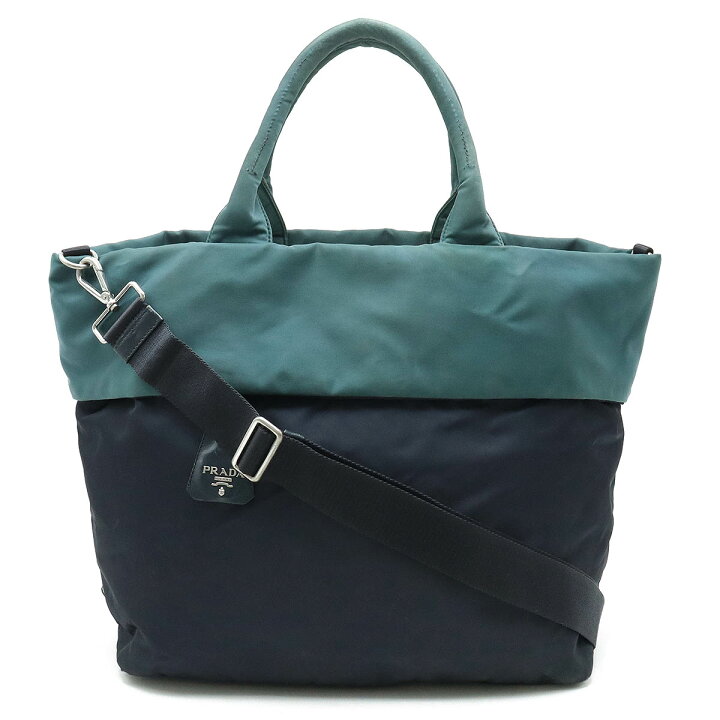 楽天市場】PRADA プラダ TESSUTO DOUBLE トートバッグ 2WAY ショルダー 