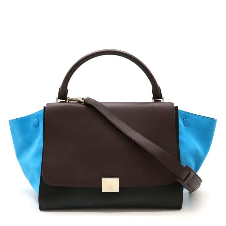 楽天市場】CELINE セリーヌ トラペーズ ミディアム ハンドバッグ 2WAY 