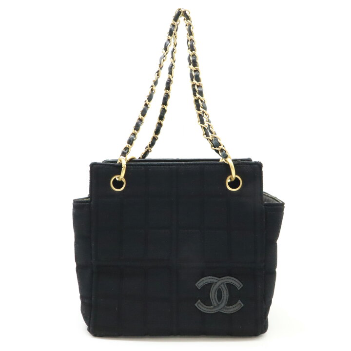 楽天市場】CHANEL シャネル チョコバー ココマーク チェーントート 