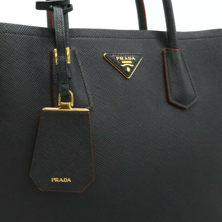 楽天市場】PRADA プラダ ドゥーブレ ラージバッグ ダブルバッグ トート 