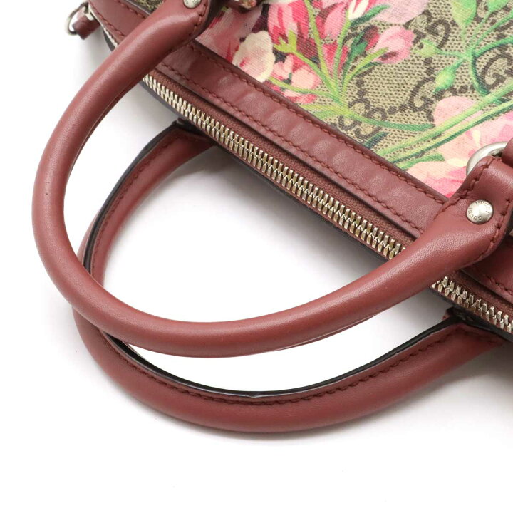 楽天市場】GUCCI グッチ GGブルームス ハンドバッグ ミニボストン 