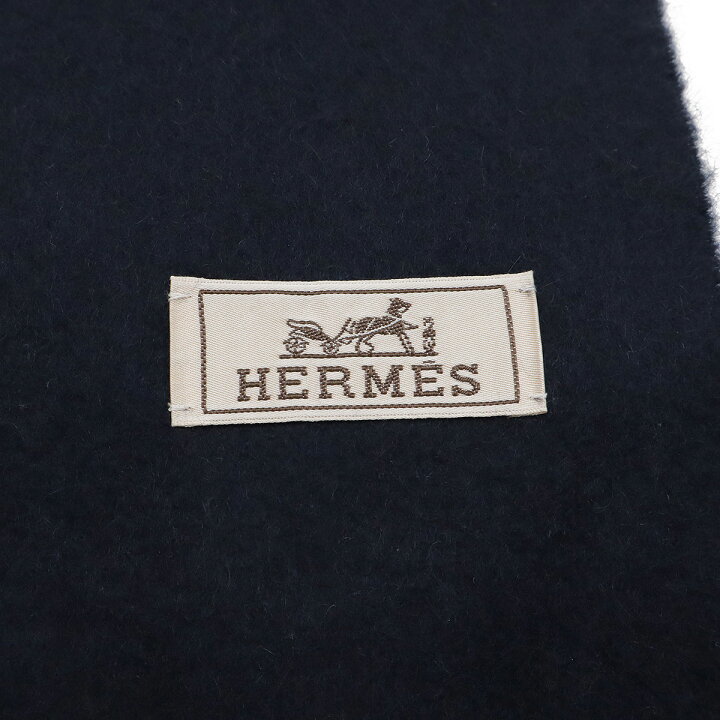 楽天市場】HERMES エルメス 王者の虎 ブロデ 刺繍 マフラー カシミア 