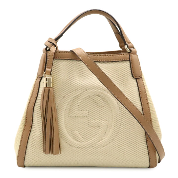 楽天市場】GUCCI グッチ ソーホー インターロッキングG ハンドバッグ 