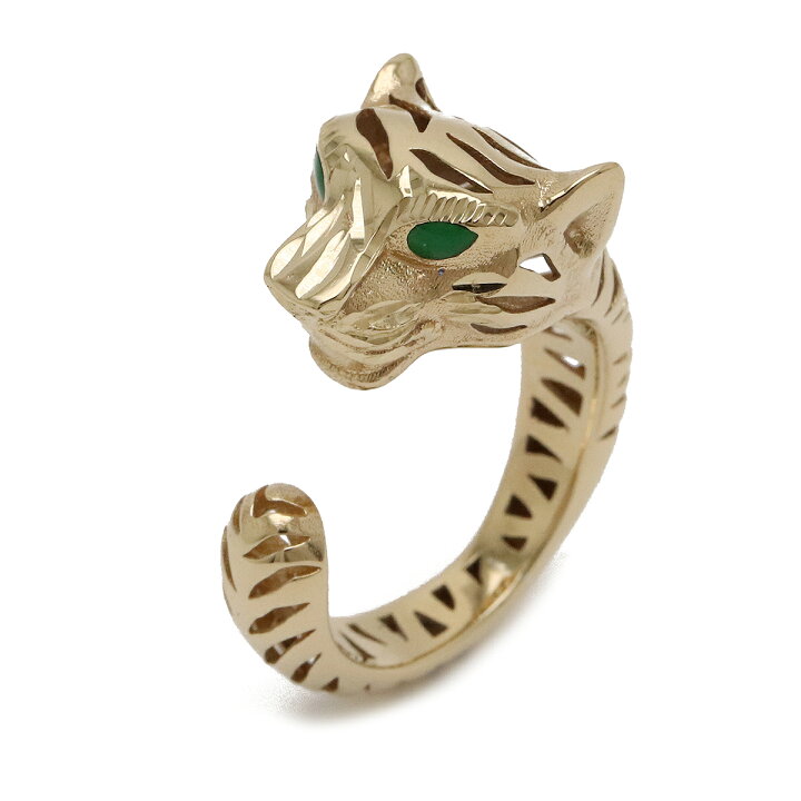 楽天市場】タイガーヘッド リング 指輪 トラ 虎 アニマルモチーフ 