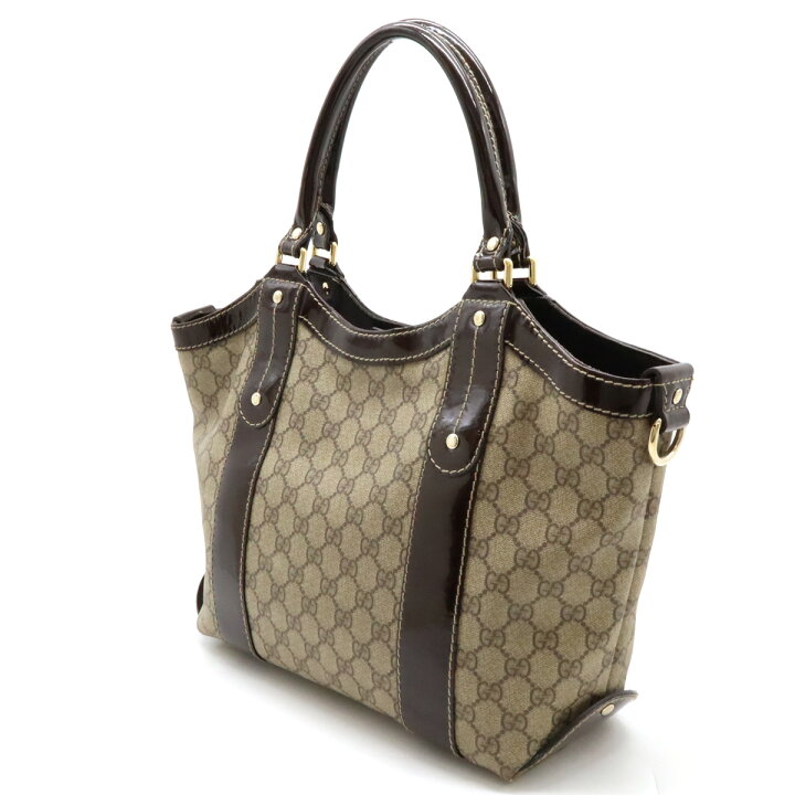楽天市場】GUCCI グッチ GGスプリーム リボン トートバッグ ショルダー 