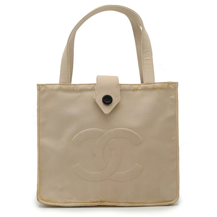 楽天市場】CHANEL シャネル ココマーク ロゴボタン トートバッグ 
