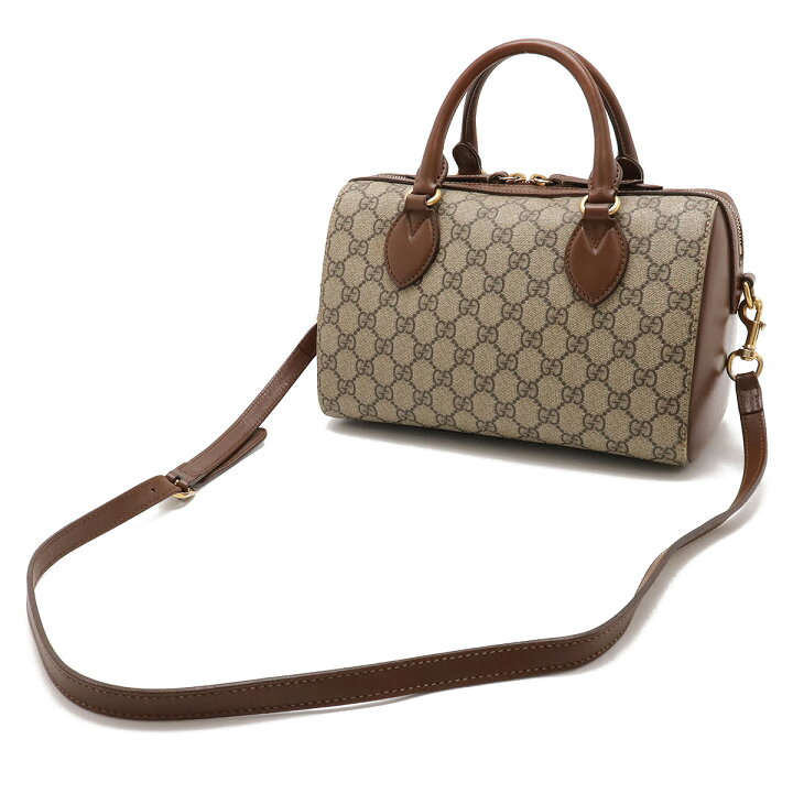 楽天市場】GUCCI グッチ GGスプリーム ハンドバッグ ミニボストン 