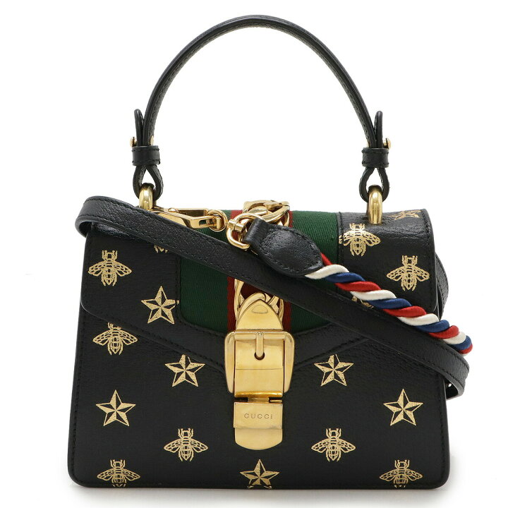 楽天市場】GUCCI グッチ シルヴィ BEE ビー スター 星 プリント 