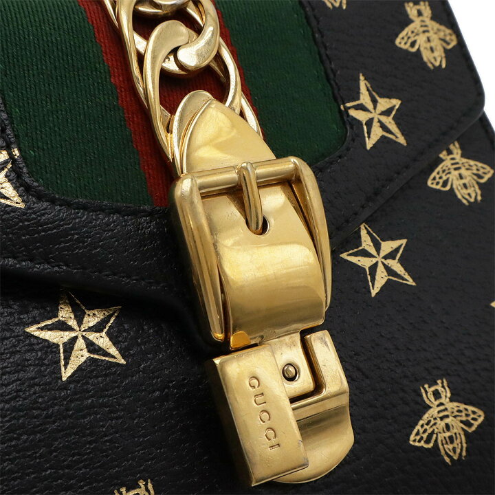 楽天市場】GUCCI グッチ シルヴィ BEE ビー スター 星 プリント 