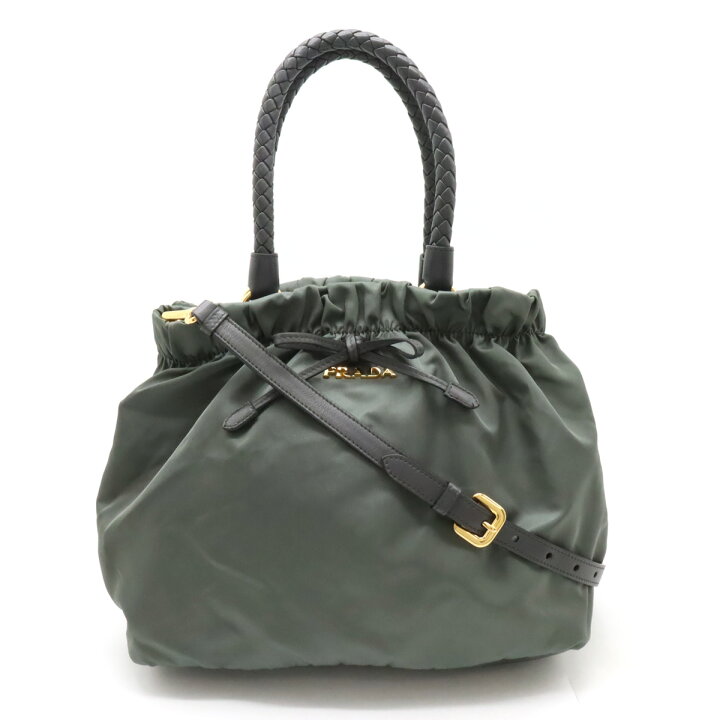楽天市場】PRADA プラダ リボン トートバッグ ハンドバッグ 2WAY 