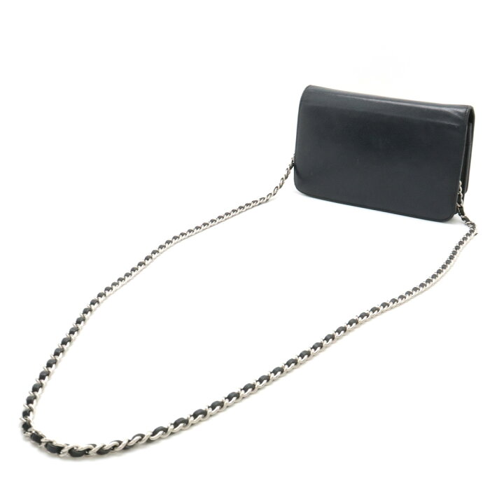 楽天市場】CHANEL シャネル カメリア ココマーク チェーンウォレット 