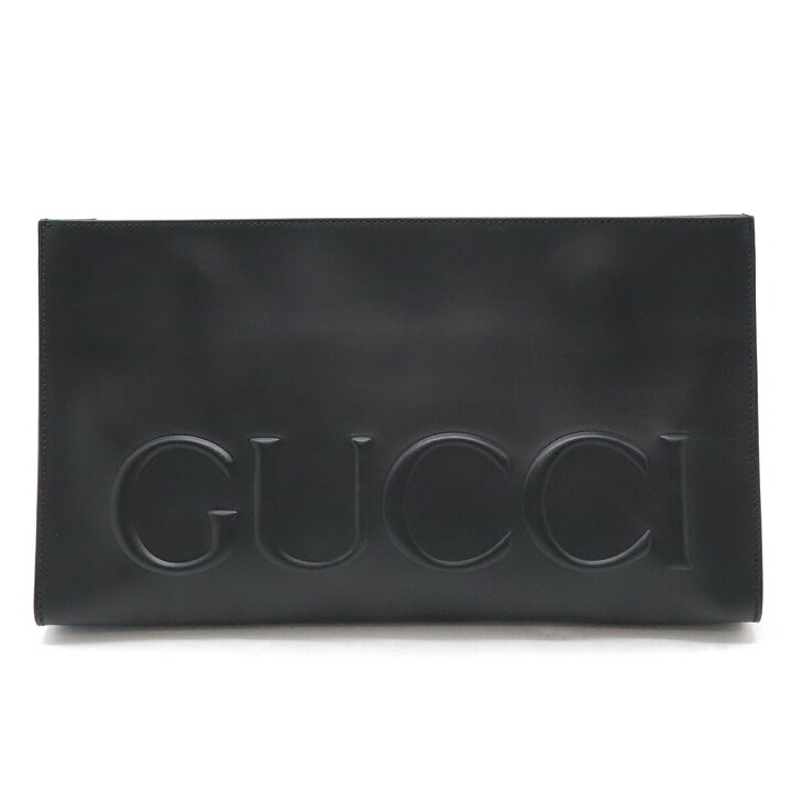 楽天市場】GUCCI グッチ ロゴエンボス クラッチバッグ セカンドバッグ 