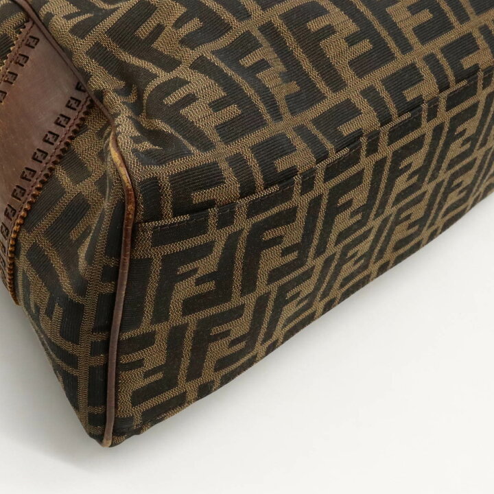 楽天市場】FENDI フェンディ ズッカ柄 エトニコ ハンドバッグ トート 