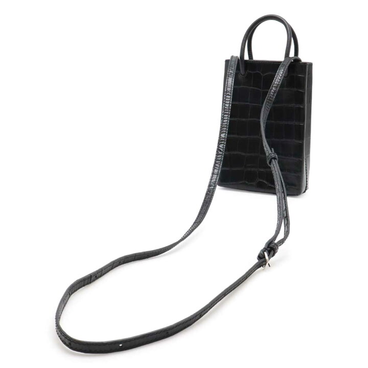 楽天市場】BALENCIAGA バレンシアガ ショッピング フォンホルダー ミニ 