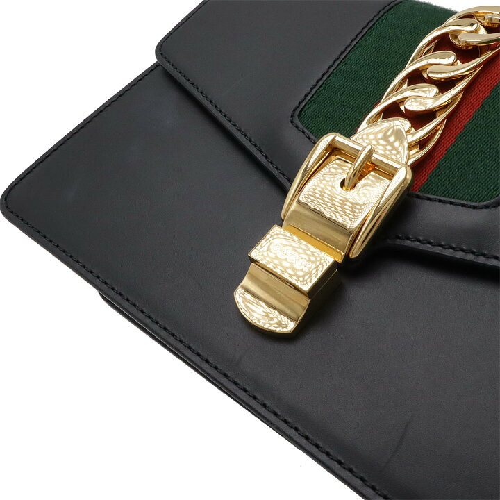 楽天市場】GUCCI グッチ シルヴィ シェリーライン リボン ショルダー 