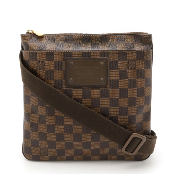 楽天市場】LOUIS VUITTON ルイ ヴィトン ダミエ ポシェットプラット 