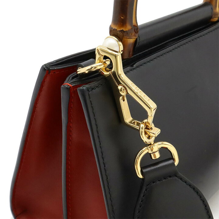 楽天市場】GUCCI グッチ ニムフェア バンブー ハンドバッグ ミニバッグ 