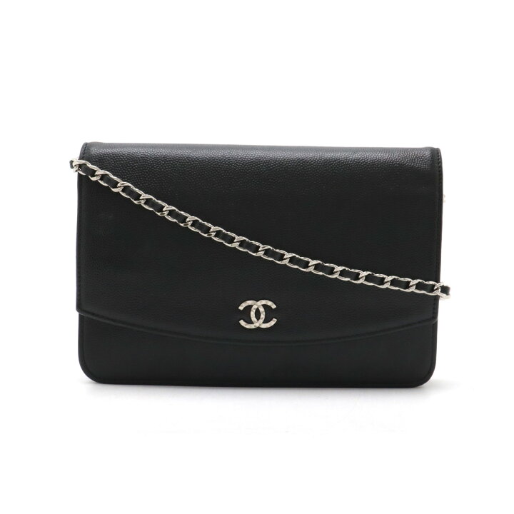 楽天市場】CHANEL シャネル セブルガ キャビアスキン ココマーク 