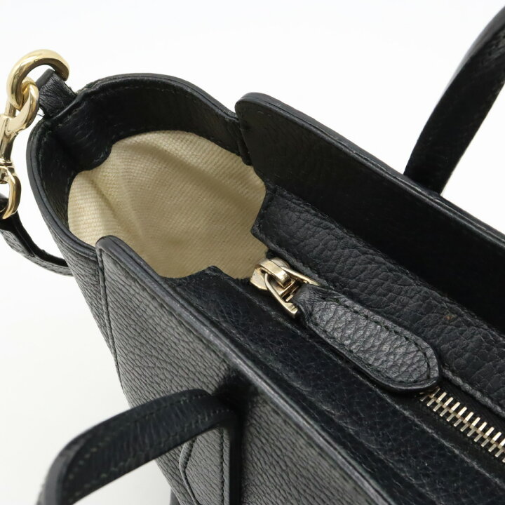 楽天市場】GUCCI グッチ スウィング ミニ トップハンドルバッグ 2WAY 
