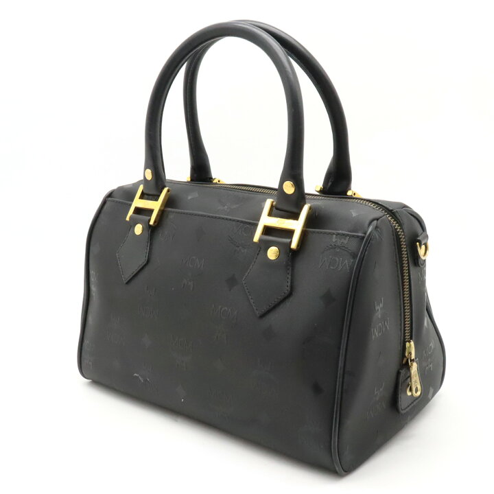 楽天市場】MCM エムシーエム ロゴグラム ハンドバッグ ミニボストン 