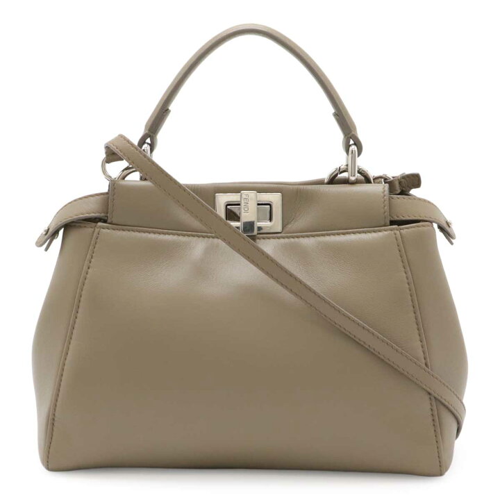 楽天市場】FENDI フェンディ ミニ ピーカブー ハンドバッグ 2WAY 