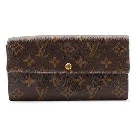 LOUIS VUITTON ルイ ヴィトン モノグラム ポシェット ポルトモネ クレディ 2つ折長財布 二つ折り長財布 M61726 【中古】