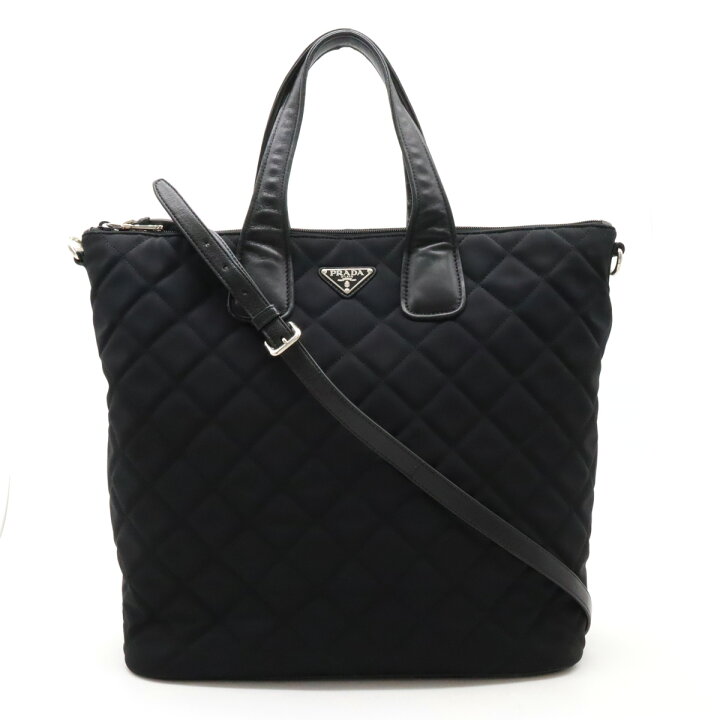 楽天市場】PRADA プラダ キルティング トートバッグ 2WAY ショルダー 