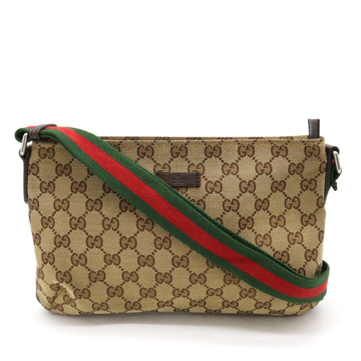 楽天市場】【バッグ】GUCCI グッチ GGキャンバス シェリーライン  