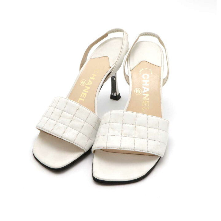 楽天市場】CHANEL シャネル チョコバー サンダル ミュール バック  