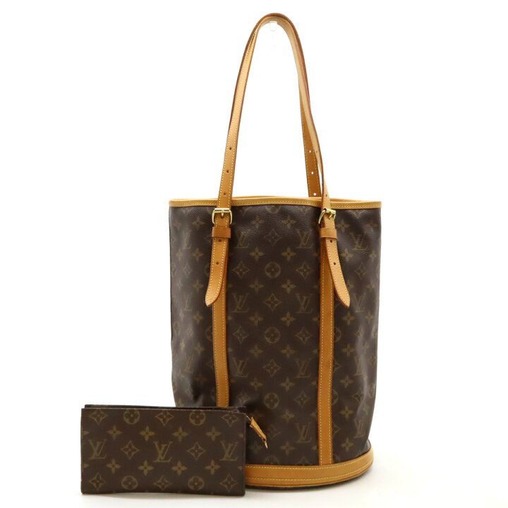 楽天市場】LOUIS VUITTON ルイ ヴィトン モノグラム バケットGM  