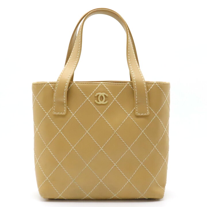 楽天市場】CHANEL シャネル ワイルドステッチ ココマーク ハンドバッグ  