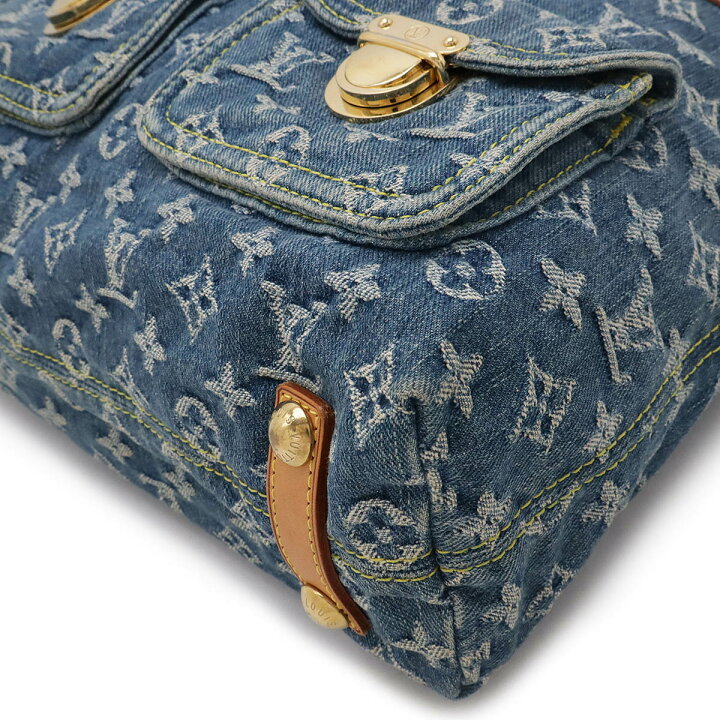 楽天市場】LOUIS VUITTON ルイ ヴィトン モノグラムデニム バギーGM 