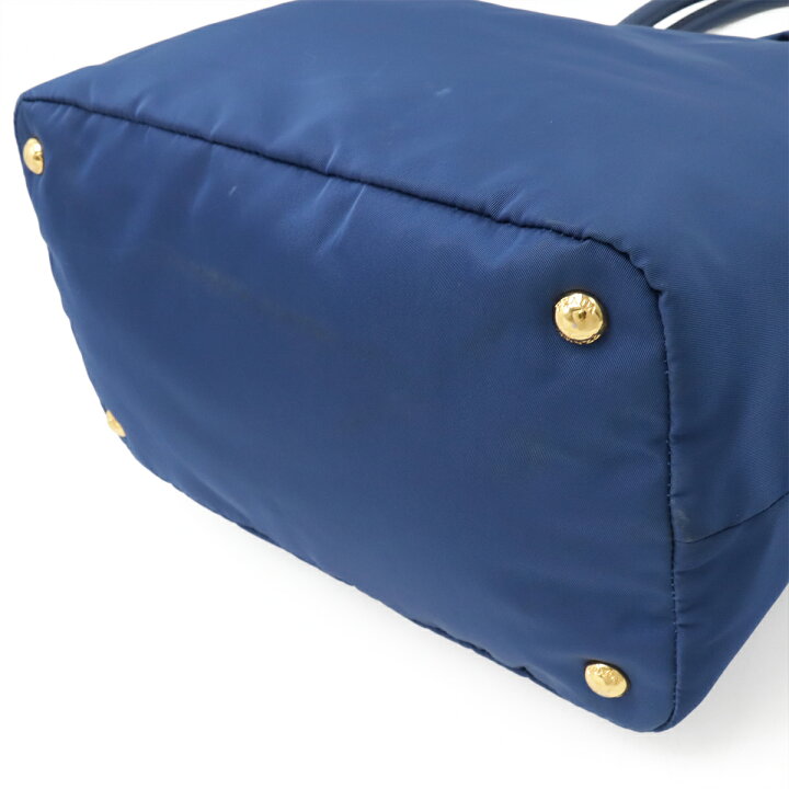 楽天市場】PRADA プラダ トライアングルロゴ トートバッグ  