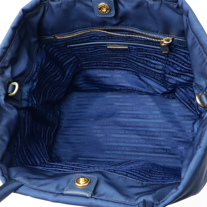 楽天市場】PRADA プラダ トライアングルロゴ トートバッグ  