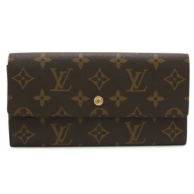 LOUIS VUITTON ルイ ヴィトン モノグラム ポシェット ポルトモネ クレディ フラップウォレット 2つ折長財布 二つ折り長財布 M61723 【中古】