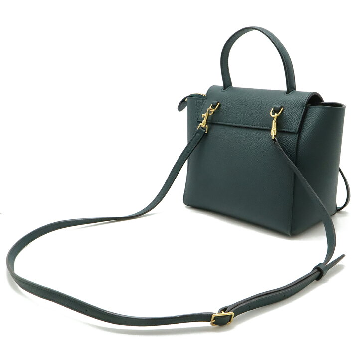 楽天市場】CELINE セリーヌ ベルトバッグ ナノ ハンドバッグ ミニ 