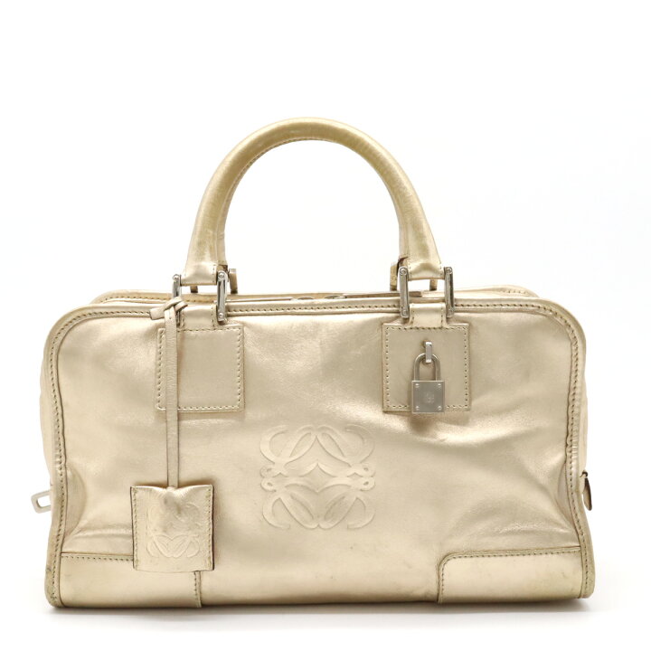 LOEWE ロエベ アマソナ28 アナグラム ハンドバッグ ミニボストンバッグ  