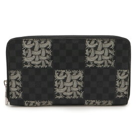 LOUIS VUITTON ルイ ヴィトン ダミエグラフィット クリストファー ネメス ジッピーオーガナイザー ラウンドファスナー 長財布 ロープ N61214 【中古】