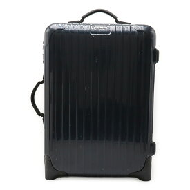 RIMOWA リモワ サルサ スーツケース キャリーケース トラベル 旅行用バッグ 機内持ち込み 2輪 TSAロック式 ネイビー ブラック 黒 857.52 【中古】