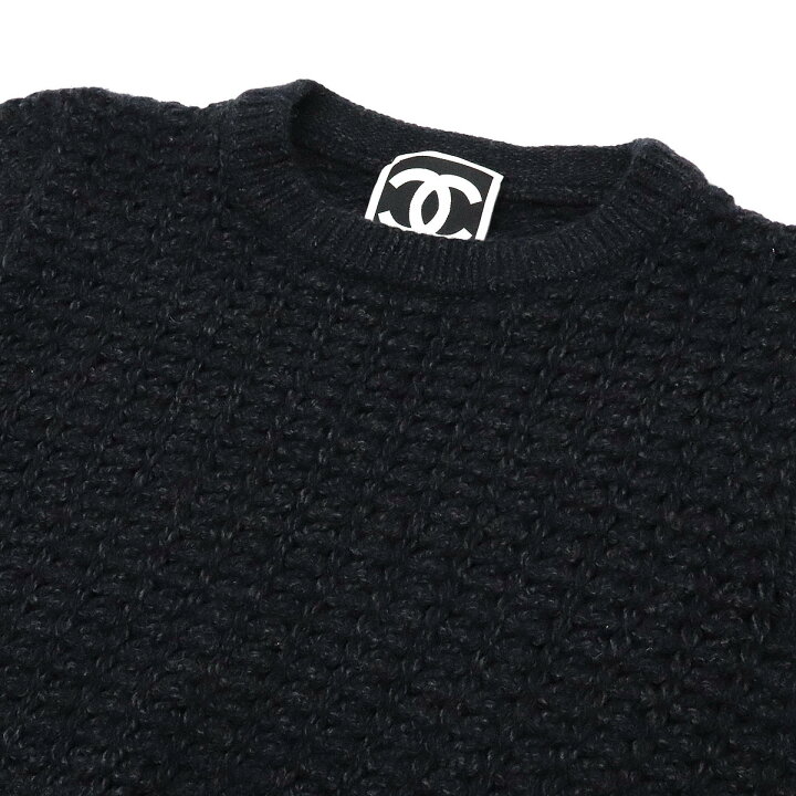 楽天市場】CHANEL シャネル ココマーク 半袖 ニット ワンピース ウール  
