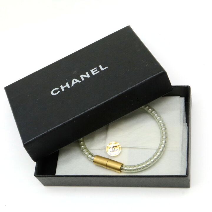 楽天市場】CHANEL シャネル チューブ ブレスレット マグネット式 
