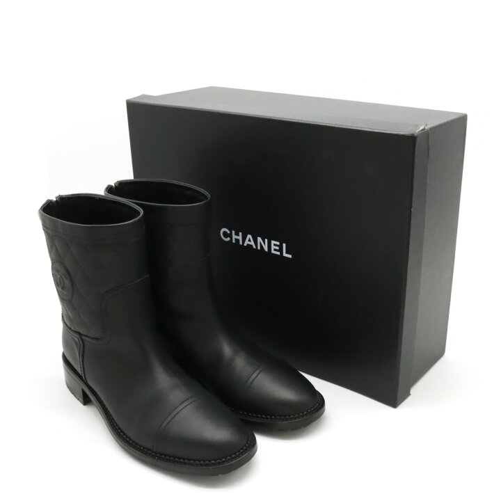 楽天市場】CHANEL シャネル ココマーク マトラッセ エンジニアブーツ 