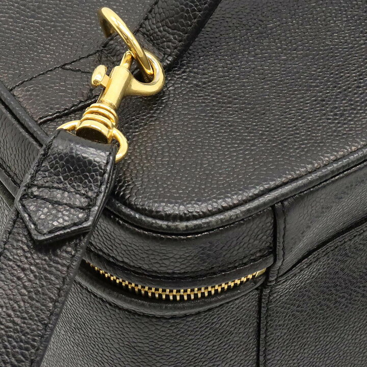 楽天市場】CHANEL シャネル キャビアスキン バニティバッグ  