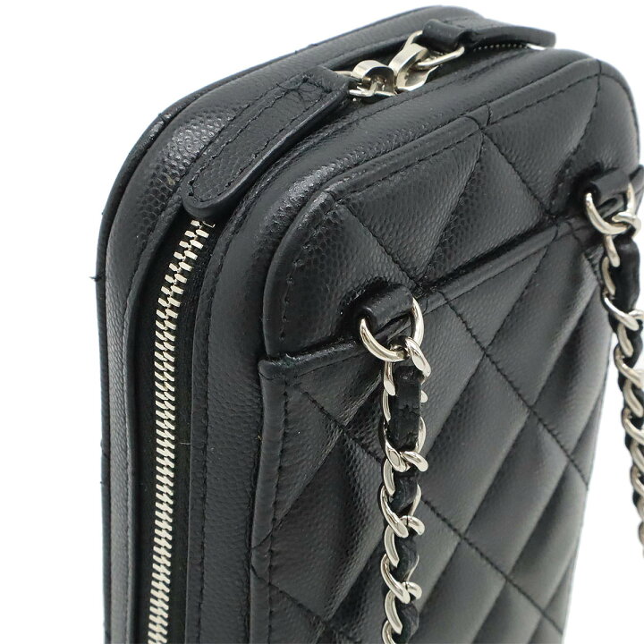 楽天市場】CHANEL シャネル マトラッセ ココマーク フォン ホルダー 